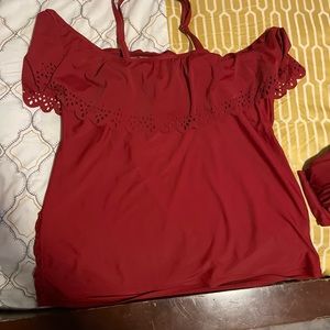 Lane Bryant underwire swim top